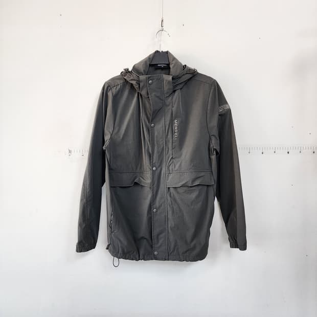 머렐 후드 바람막이 자켓 블랙