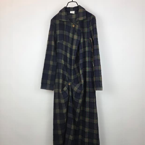 MITTSHU ENTRICOT  브랜드의 롱체크원피스