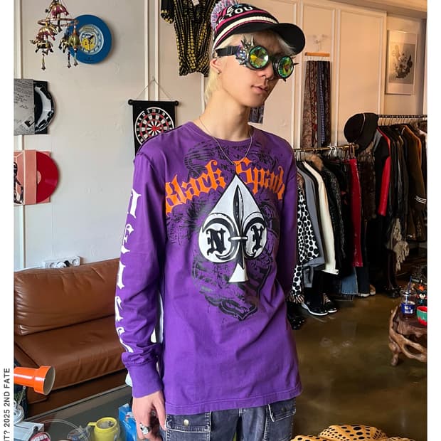 1980-90s Blac Label Punk Long-Sleeve