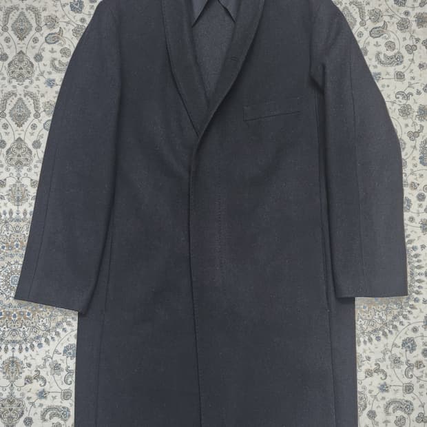 유니클로 X 르메르 블랙 코트 M