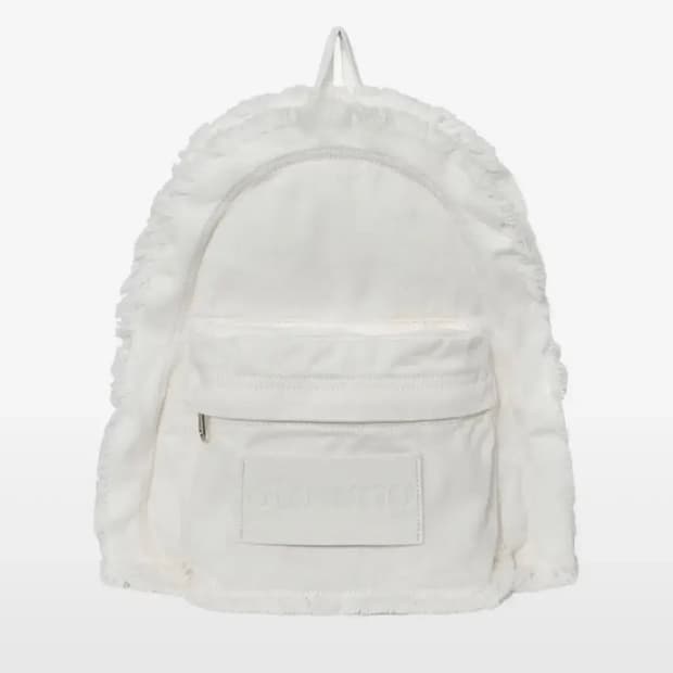 글로니 데니 데님 베이비 백팩 화이트