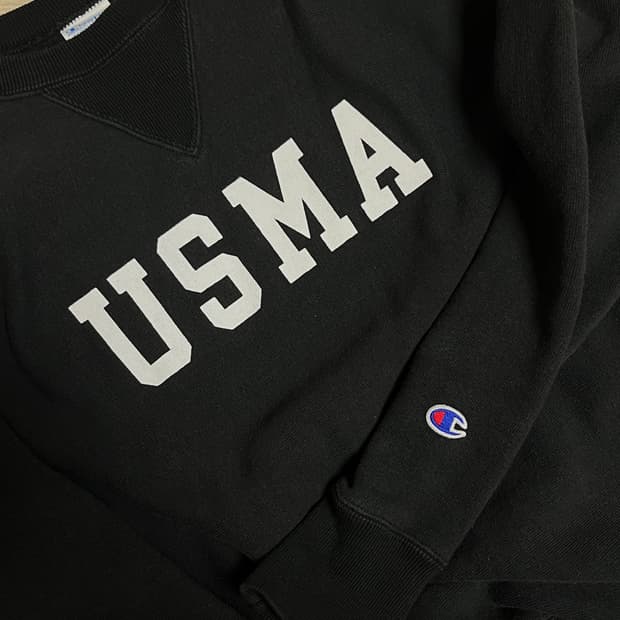 챔피온 리버스위브 제팬 밀리터리 USMA  스웻 맨투맨