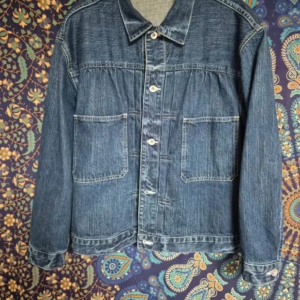 포터클래식 스테인백 데님자켓s