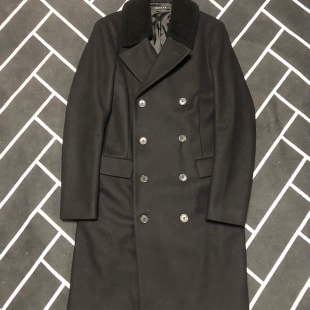 [Theory]띠어리 프리미엄 리얼 시어링 무스탕코트/스톤 몽클레어