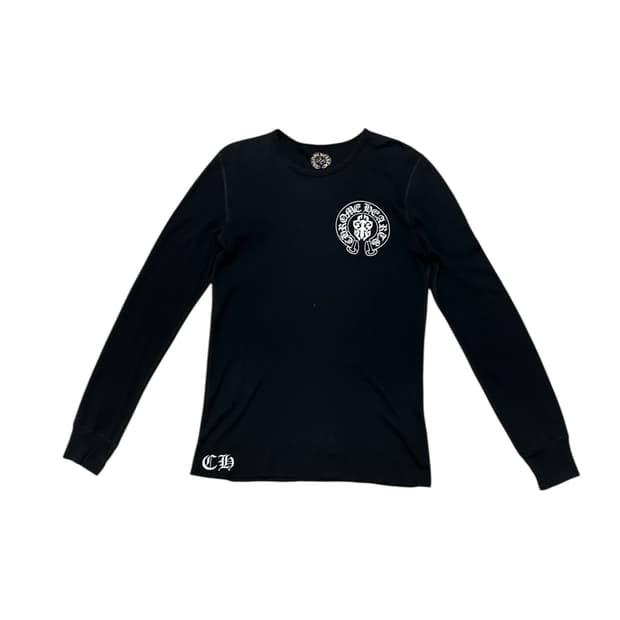 크롬하츠 성조기 와플 써멀 롱슬리브