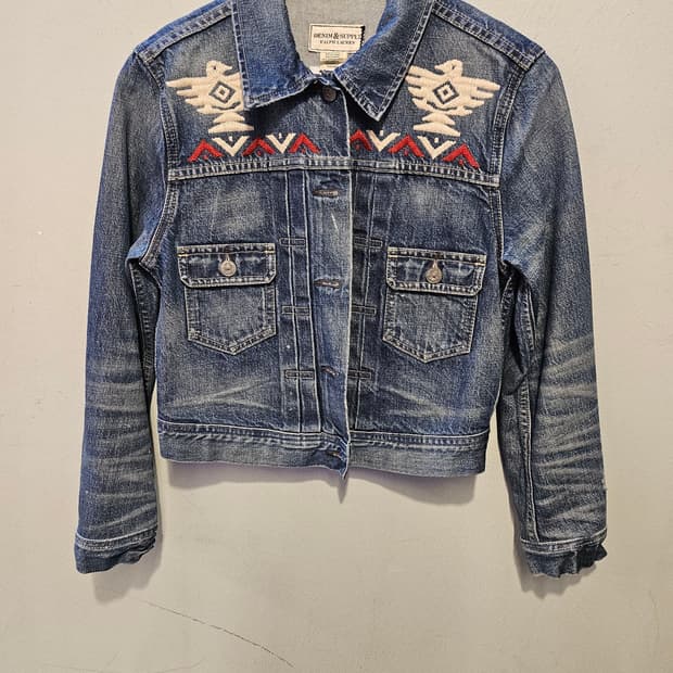 Ralph Lauren Denim & Supply 빈티지 워싱 데님 재킷