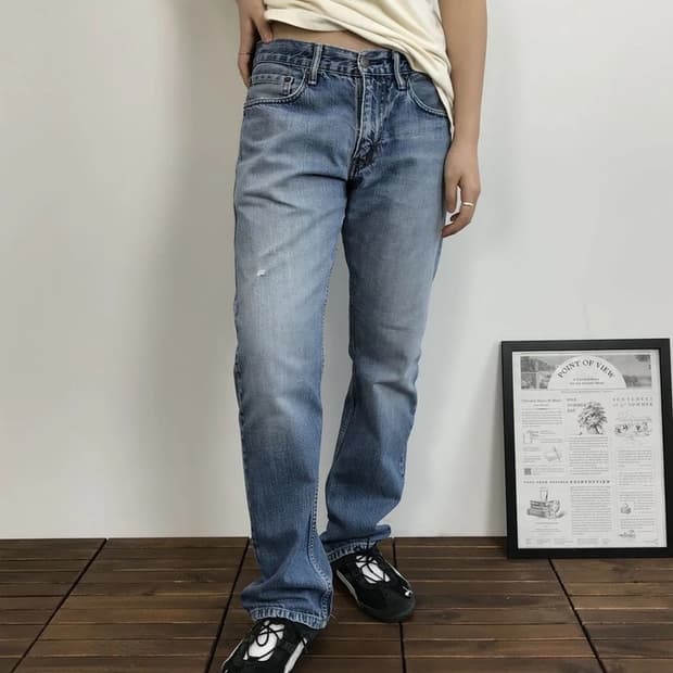 Levis 514 Vintage Wash Denim Pants