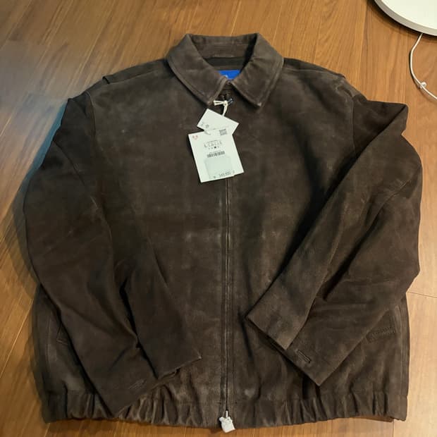 AARON LEVINE X ZARA 버팔로 스웨이드 레더 블루종 (새상품