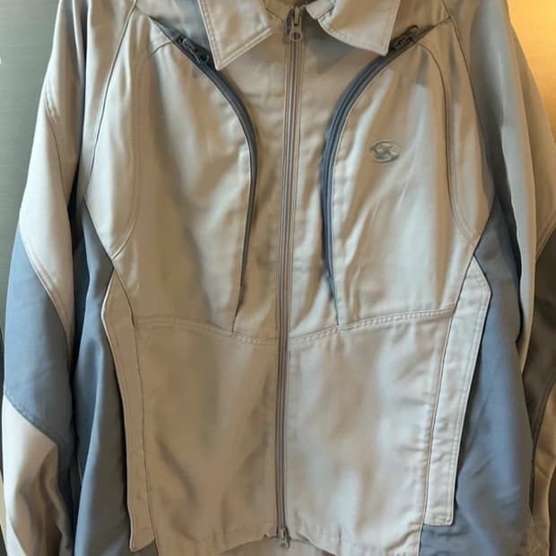 쿨거시 2만원네고 산산기어 패널 디드 트윌 자켓 그레이