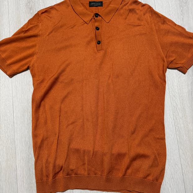 로베르토 콜리나 폴로 티셔츠 오렌지 50