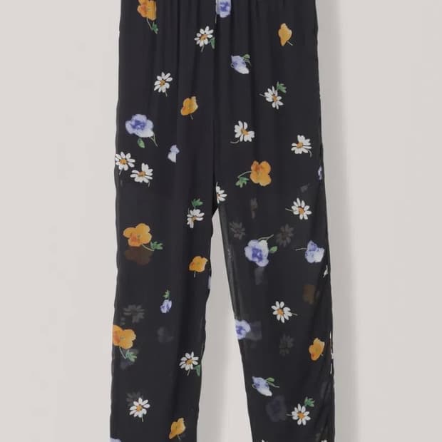 GANNI Floral Print Pants