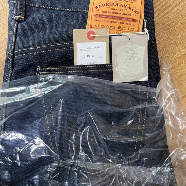 웨어하우스 30주년 S1003XX-LTD 31사이즈 새제품