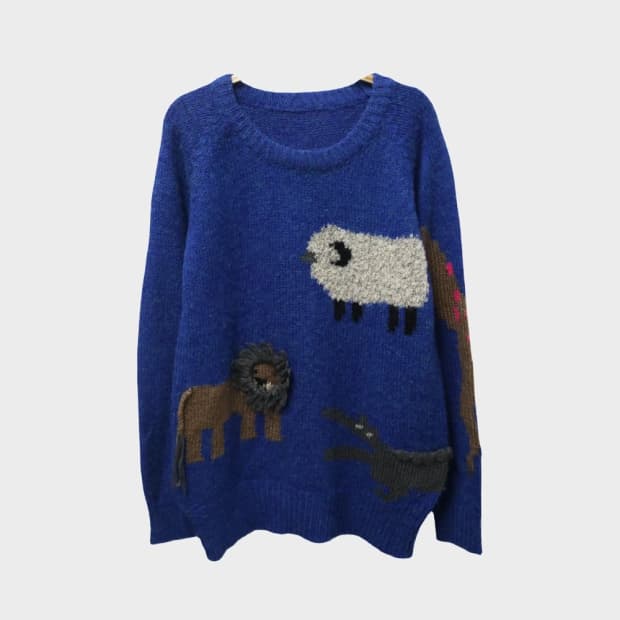 LUCARA 울 혼방 니트 61751