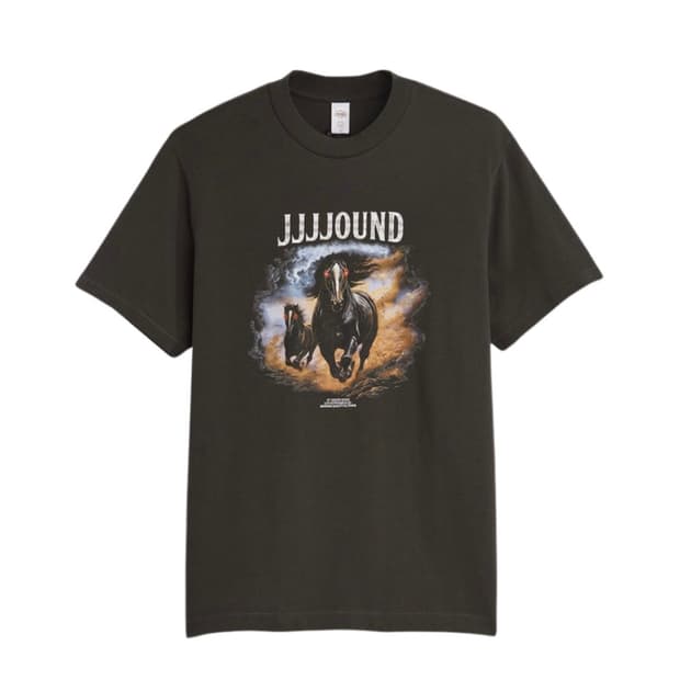 리바이스 x JJJ자운드 그래픽 티셔츠 블랙