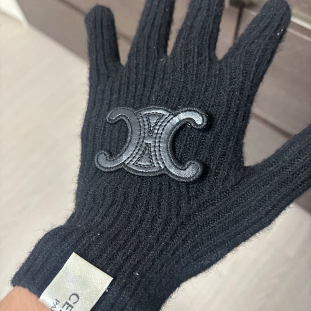 샤넬 셀린느 트리옹프 로고 장갑