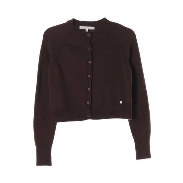 BUDHI MUDRA 울니트 크롭 가디건S