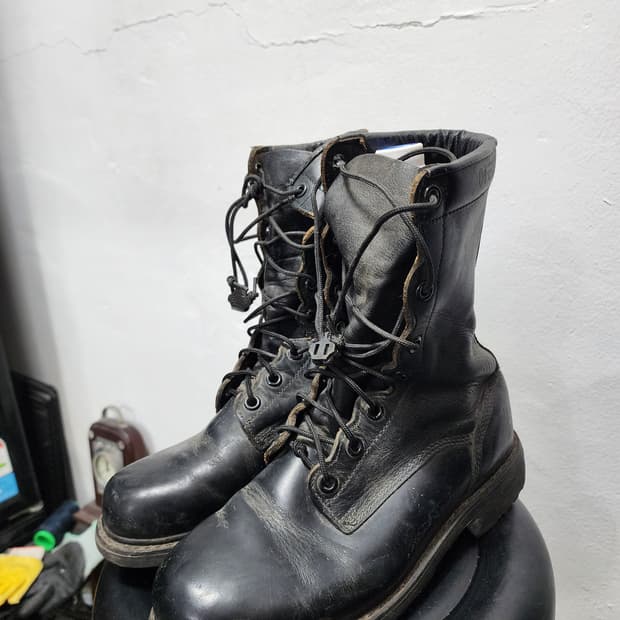 군용 밀리터리 리얼레더 전투화