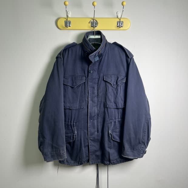 알파인더스트리 빈티지 네이비 M-65 필드 자켓 S