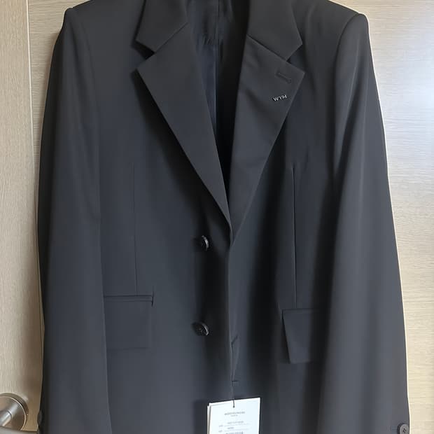 [46]우영미 25SS 울 싱글 자켓 블랙
