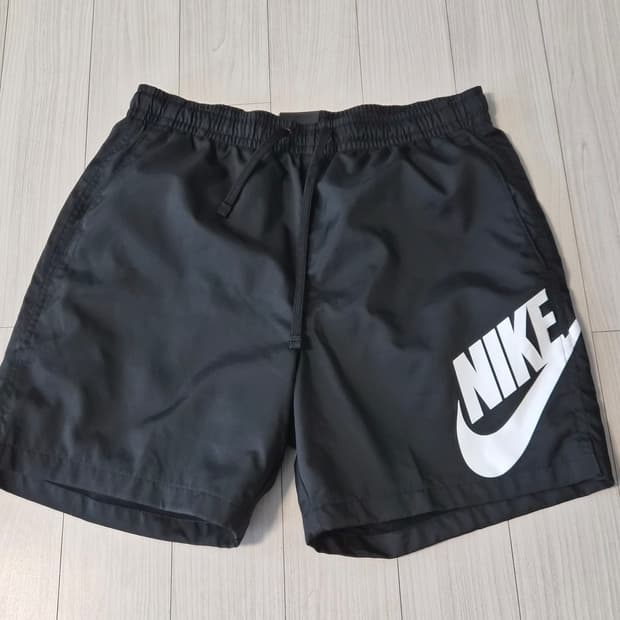 M / 나이키 코리아 정품 남성 스우시 블랙 반바지 쇼츠 블랙