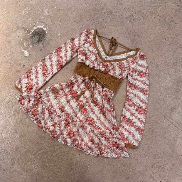 PINK MIX 플로럴 원피스