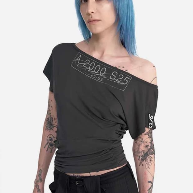 2000 Archives CAR PLATE DRAPED TOP 차콜