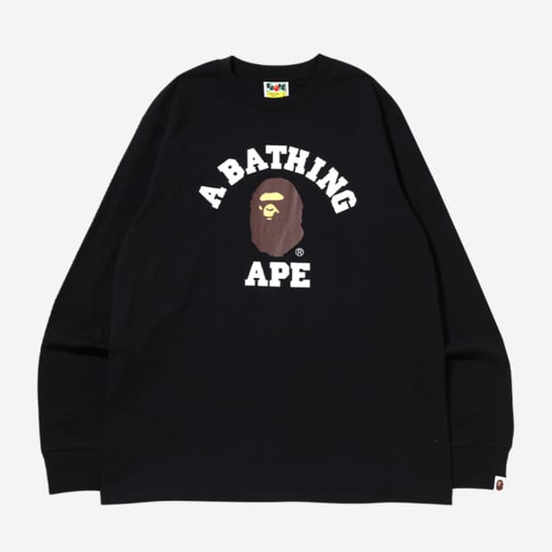베이프 컬리지 롱 슬리브 3XL