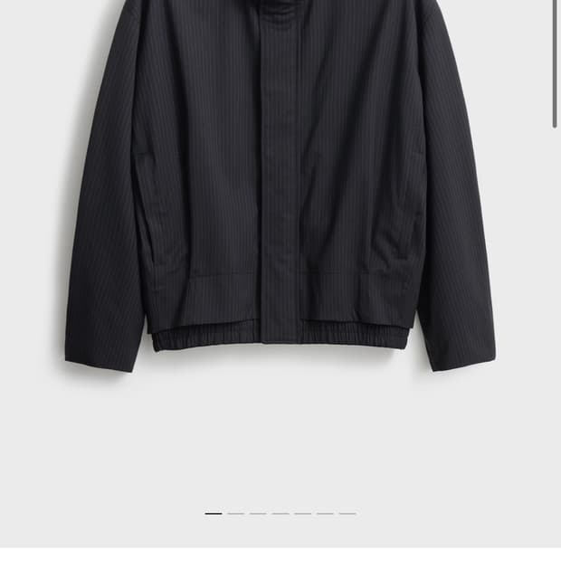 포터리 본딩 울블루종 블랙 스트라이프