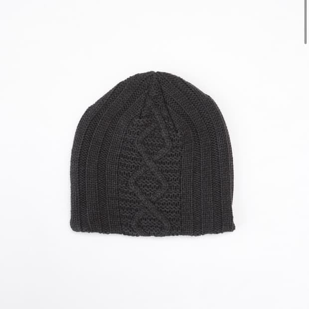 해칭룸 Jacquard Big Beanie Charcoal