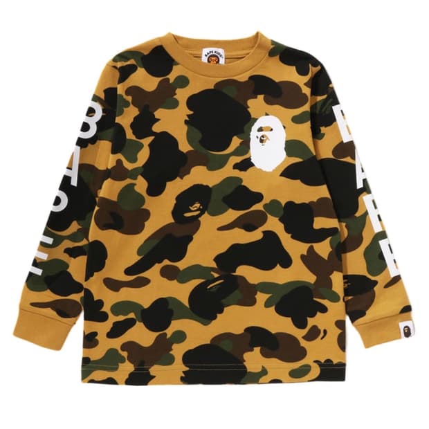 베이프 카모 롱슬리브 XL