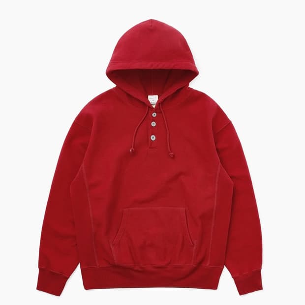 카키스 후드티 후디 (레드,그레이)