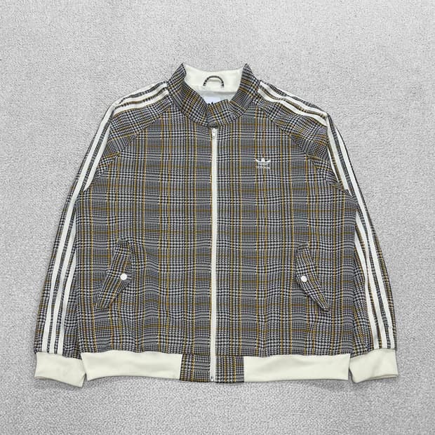 아디다스 오리지널 타탄 체크 트랙 자켓