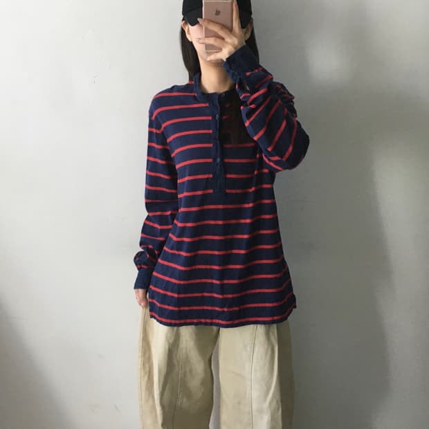폴로 랄프로렌 스트라이프 롱슬리브