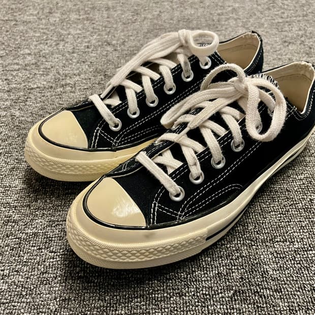 [240] 컨버스의 척테일러 70s 로우 블랙 