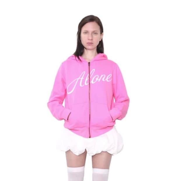 (구함)저스트 하우스 핫핑크 후드집업 구해요