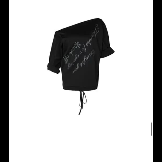 오도어 잇걸티 스커트 티셔츠 새상품