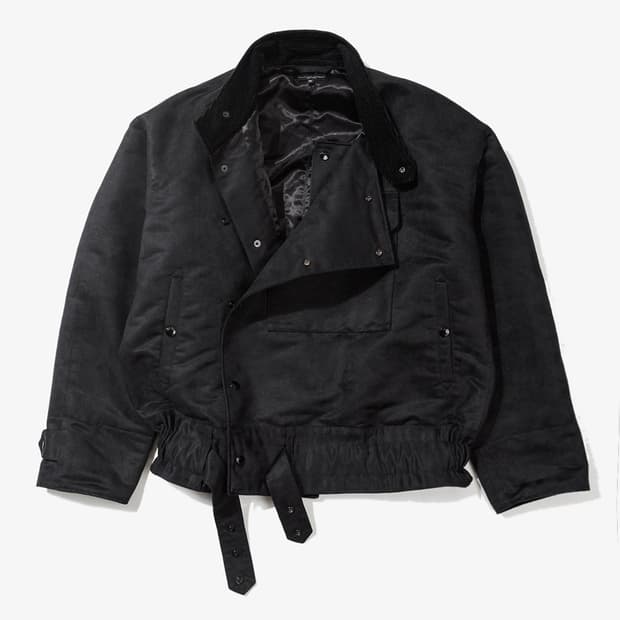 엔지니어드 가먼츠 모토자켓 블랙 페이크스웨이드