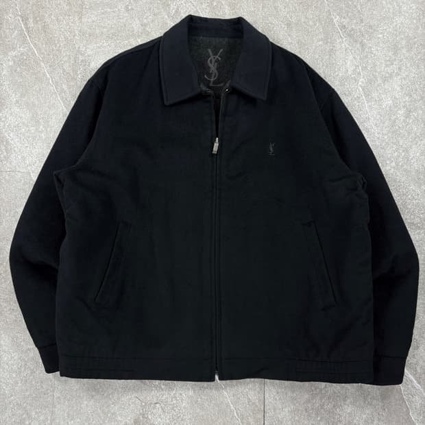 입생로랑 90‘ 울 블루종 자켓