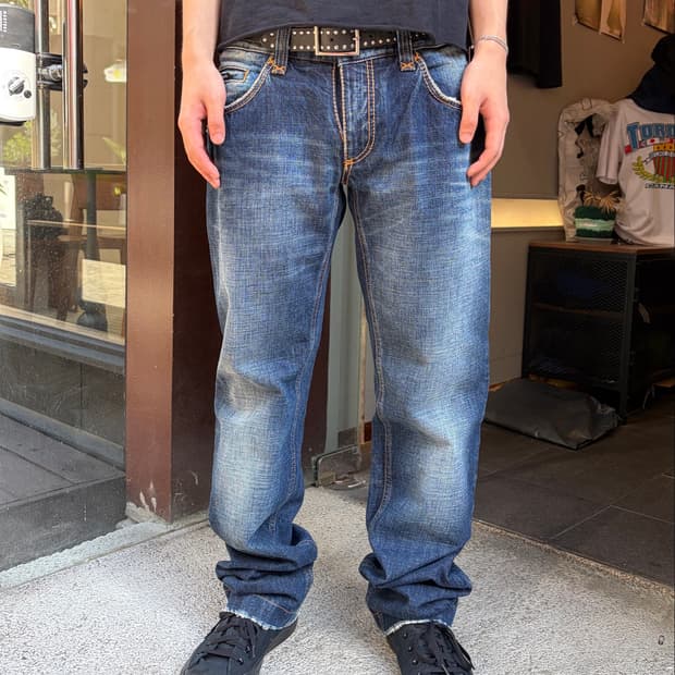 00’s Dolce & Gabbana double stitch denim