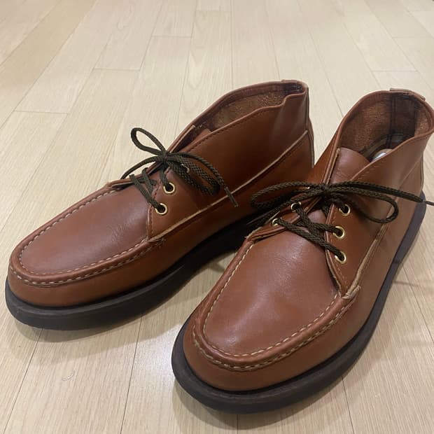 러셀모카신 브라운 처카부츠