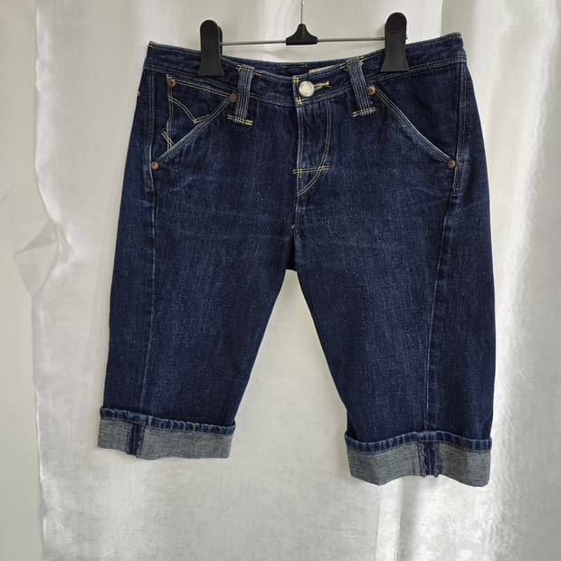 리바이스 엔지니어드진 롤업 데님 5부 반바지 (1817)