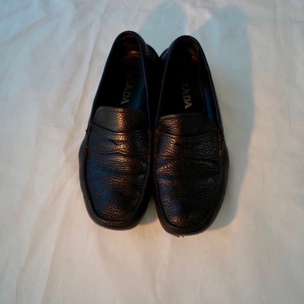 Prada Leather Driving Shoes