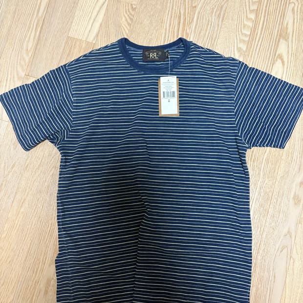 rrl 스트라이프 티