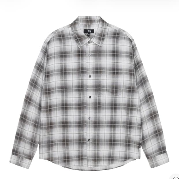 스투시 플레이드 셔츠 (24ss)