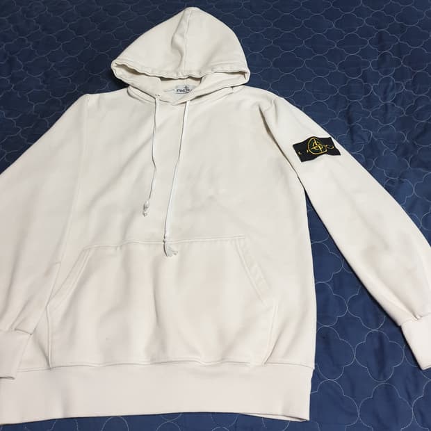 스톤아일랜드 후드티 크림 (L)