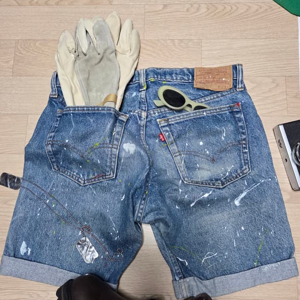 (U.S.A)80s 리바이스 86년 쇼츠 반바지 데님 청바지 LEVIS