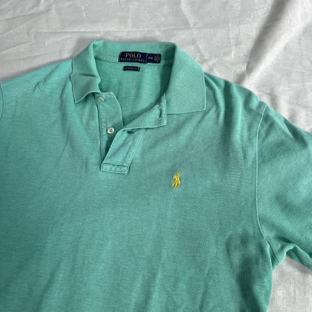 폴로 랄프로렌 반팔 카라티 M 민트 클래식핏 정품