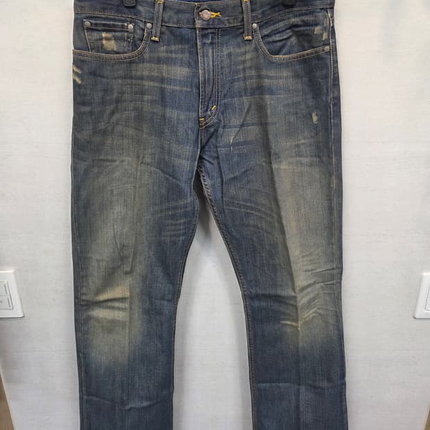 리바이스 527 빈티지 로우 부츠컷 데님팬츠 34