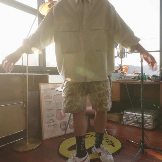 [2] 모이프 x 느린양반 오버핏 와이드 유틸리티 셔츠 