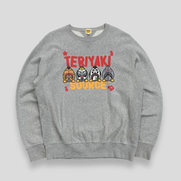베이프 테리야키 보이즈 맨투맨 스웻셔츠